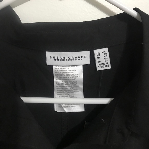 🚫💲OLD LOCALLY🚫 Hi-Lo Plus button down - Picture 2 of 5